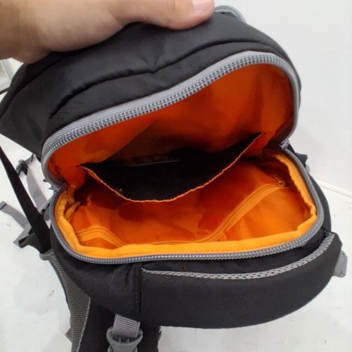 KURGO PET CARRIER BACKPACK W/ MACHINE-WASHABLE INTERIOR PAD, AIRLINE/TSA-APPROVED, TRAVEL BAG, WATERPROOF BOTTOM, BLACK/ORANGE, (MODEL: K01683) image 3
