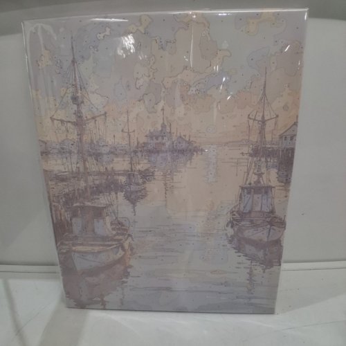 LANDSCAPE HARBOUR SCENE DIY PAINTING BY NUMBERS KIT - 16" X 20" (STYLE: HSX00392) image 3