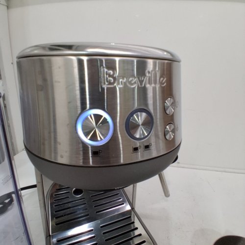 BREVILLE BAMBINO PLUS ESPRESSO MACHINE - BRUSHED STAINLESS STEEL (MODEL BES450BSS) image 2