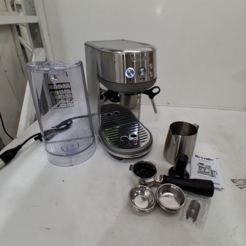 BREVILLE BAMBINO PLUS ESPRESSO MACHINE - BRUSHED STAINLESS STEEL (MODEL BES450BSS) image 3