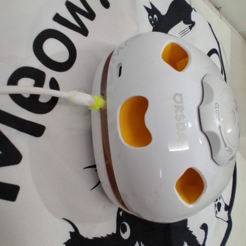 ORSDA FEATHER TOY INTERACTIVE CAT TOY - WHITE image 5