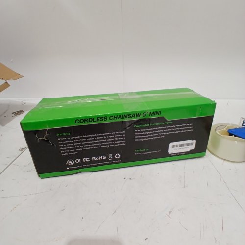 TIETOC 6" CORDLESS MINI HANDHELD CHAINSAW WITH 21V BATTERY - 880W - GREEN image 5