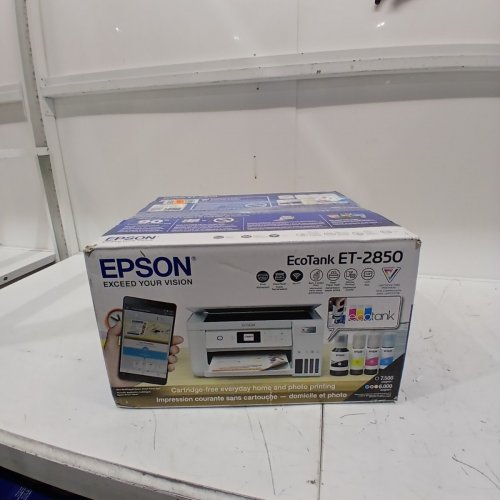 EPSON ECOTANK ET-2850 WIRELESS COLOUR ALL-IN-ONE CARTRIDGE-FREE SUPERTANK PRINTER - WHITE (MODEL: C634F) image 5