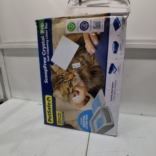 PETSAFE AUTOMATIC SCOOPFREE CLUMPING SELF-CLEANING CAT LITTER BOX - GREY image 6