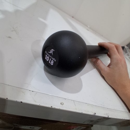PROSOURCE FIT STEEL MACEBELL FOR FITNESS TRAINING - 10 LBS - BLACK image 2