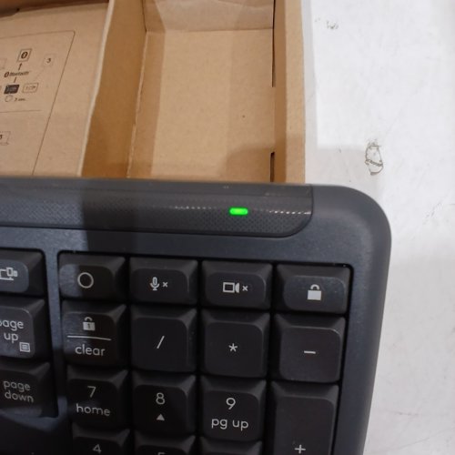 LOGITECH SIGNATURE COMFORT PLUS ERGONOMIC WIRELESS COMBO - *KEYBOARD ONLY* - GREY (MODEL: MK880) image 2