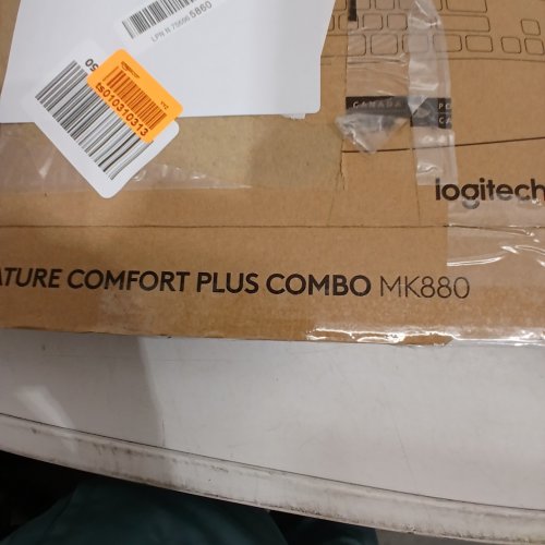 LOGITECH SIGNATURE COMFORT PLUS ERGONOMIC WIRELESS COMBO - *KEYBOARD ONLY* - GREY (MODEL: MK880) image 3