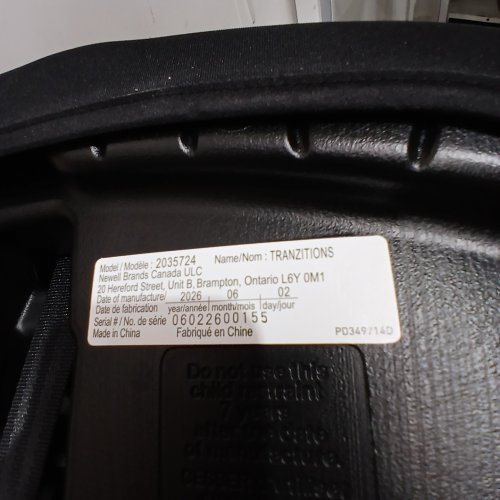 GRACO TRANZITIONS 3-IN-1 HARNESS BOOSTER SEAT - 22-100LBS - PROOF BLACK (MODEL: 2035724) image 3