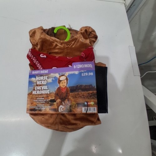 BABY PALAMON HORSE HERO COSTUME - 6-12 MONTHS - BROWN image 2