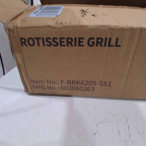 ONLYFIRE ADJUSTABLE OUTDOOR CAMPING ROTISSERIE GRILL SYSTEM AND SPIT KIT - 47" - 132LB CAPACITY - 2.5–3RPM - STAINLESS STEEL (MODEL: F-BRK6205-SS1) image 2