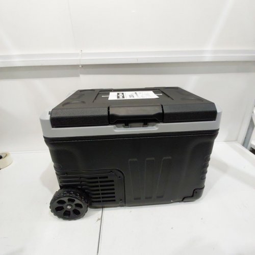 EUHOMY DUAL ZONE PORTABLE CAR FRIDGE FREEZER WITH INDEPENDENT TEMPERATURE CONTROL AND LED DIGITAL DISPLAY - 30L - 12/24V DC - BLACK/GREY (MODEL: CF003-35BL-CAEH) image 3