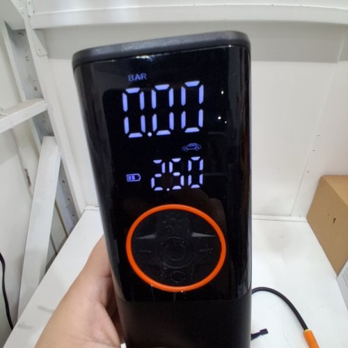 OASSER PORTABLE RECHARGEABLE AIR PUMP - 150PSI - 6000MAH - BLACK (MODEL: MS22C-203B) image 2