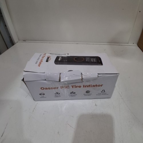 OASSER PORTABLE RECHARGEABLE AIR PUMP - 150PSI - 6000MAH - BLACK (MODEL: MS22C-203B) image 5