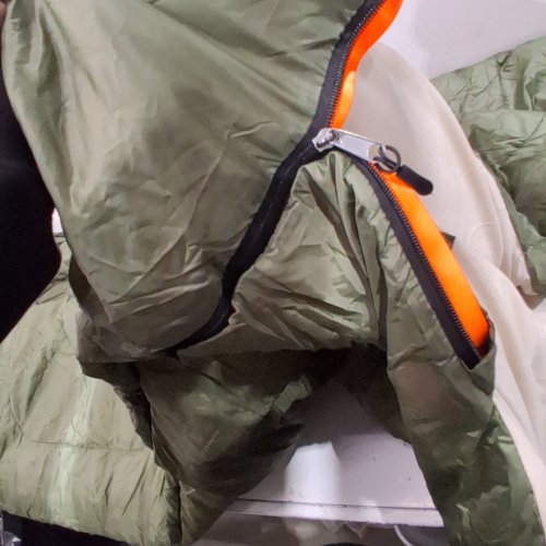 AMAZON BASICS COLD WEATHER MUMMY SLEEPING BAG - -5°C 82" X 33" - OLIVE GREEN image 5