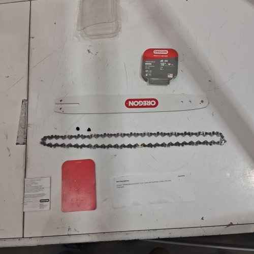 2PC OREGON SAW BAR WITH REPLACEMENT CHAIN - 16" (MODEL:105668) image 2