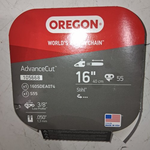 2PC OREGON SAW BAR WITH REPLACEMENT CHAIN - 16" (MODEL:105668) image 4