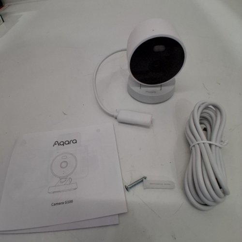 AQARA INDOOR/OUTDOOR SECURITY CAMERA 2-WAY AUDIO, SPOTLIGHT COLOR/IR NIGHT VISION, AI DETECTION, 140° FOV, WI-FI 6, SUPPORTS HOMEKIT, ALEXA, GOOGLE AND IFTTT- WHITE (G100) image 3