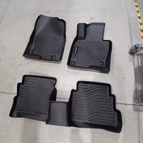 3PC AUXKO ALL WEATHER CAR FLOOR MATS - FIT FOR MAZDA CX-5 2017-2024 - BLACK (MODEL: AFMA-089) image 2