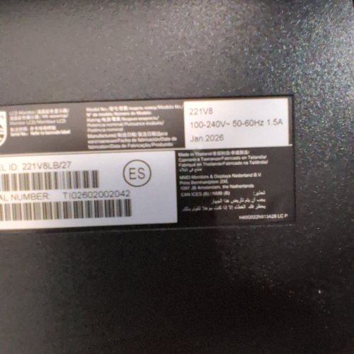 PHILIPS V-LINE 22" 1080P HD COMPUTER MONITOR - 75HZ - BLACK (MODEL: 221V8) image 5