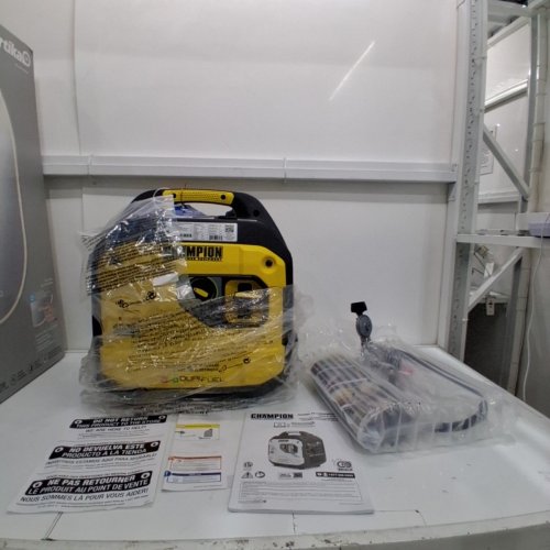CHAMPION DUAL FUEL INVERTER GENERATOR WITH CO SHIELD AND EZ START DIAL - 3300W RUNNING/ 4000W STARTING - YELLOW/BLACK (MODEL: 201567) image 2