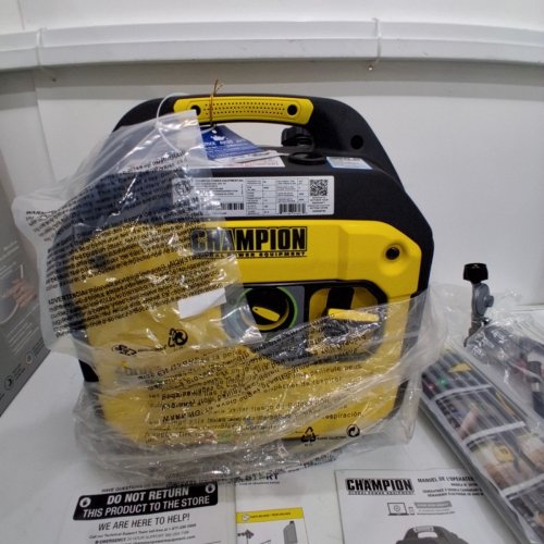 CHAMPION DUAL FUEL INVERTER GENERATOR WITH CO SHIELD AND EZ START DIAL - 3300W RUNNING/ 4000W STARTING - YELLOW/BLACK (MODEL: 201567) image 4