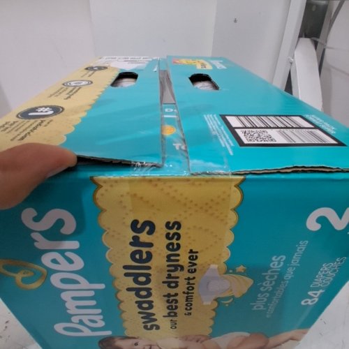 84 PAMPERS SWADDLERS DISPOSABLE DIAPERS - SIZE 2 image 4