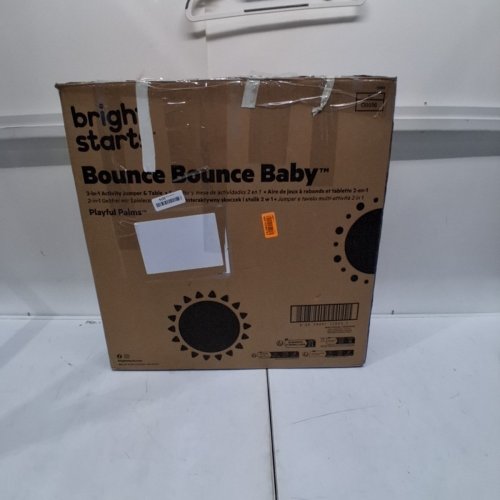 BRIGHT STARTS 2-IN-1 BOUNCE BOUNCE BABY ACTIVITY CENTER - PLAYFUL PALMS - PINK (MODEL: 12663) image 4