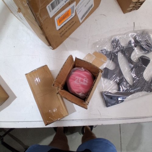 6PC AMAZON BASICS NEOPRENE DUMBBELL HAND WEIGHTS AND STORAGE RACK - 3LBS/5LBS/8LBS - MULTICOLOR image 2
