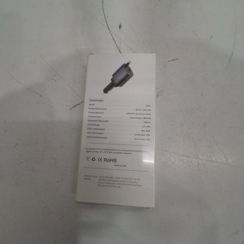 RETRACTABLE CAR CHARGER - 12 V-24 V - 33W - BLACK (MODEL: CR03) image 3