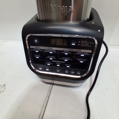 NINJA FOODI AUTOIQ HOT & COLD BLENDER - 64OZ. GLASS PITCHER/1000W - BLACK (MODEL: HB150C/HB152) image 3