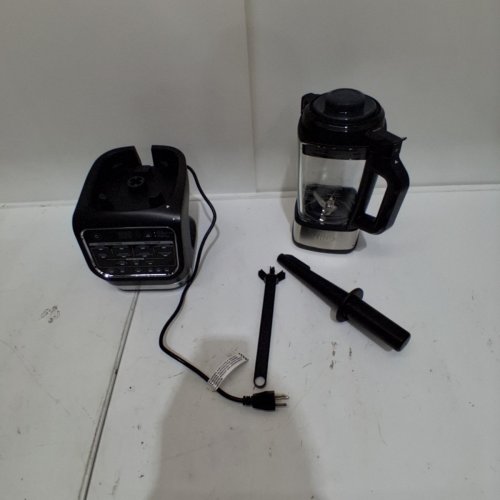 NINJA FOODI AUTOIQ HOT & COLD BLENDER - 64OZ. GLASS PITCHER/1000W - BLACK (MODEL: HB150C/HB152) image 4