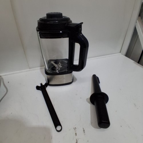 NINJA FOODI AUTOIQ HOT & COLD BLENDER - 64OZ. GLASS PITCHER/1000W - BLACK (MODEL: HB150C/HB152) image 5