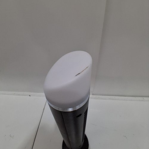 ERHIGHER LED LIGHT BLADELESS STREAMLINED DESIGN TOWER FAN - 14"X3.9" - BLACK image 4