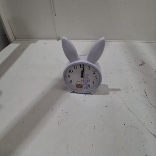 RABBIT-EARED ALARM CLOCK - WHITE (MODEL: SM065) image 3