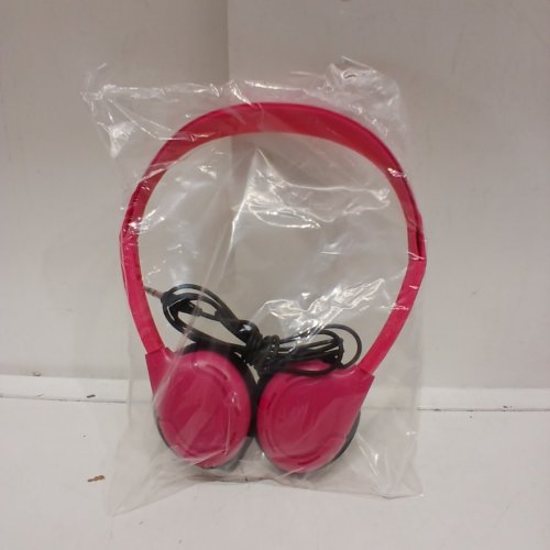 KID'S CN 3.5MM AUX HEADPHONES FOR SCHOOL, CLASSROOM LEARNING, LEARNING TEST - PINK image 2
