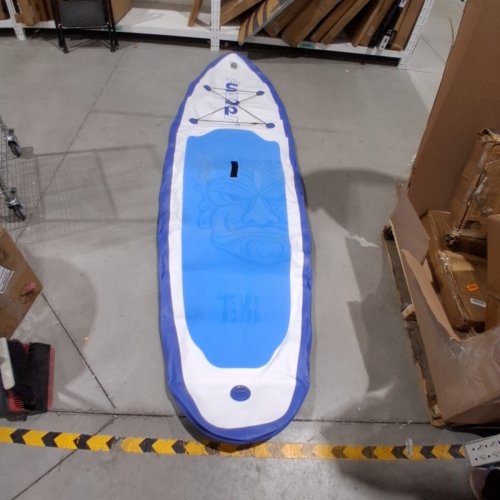 FUNWATER INFLATABLE STAND UP PADDLE BOARD - 10FT - BLUE AND WHITE image 3