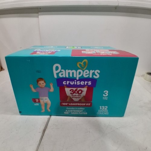 132PK PAMPERS CRUISERS 360 FIT GAP-FREE DIAPERS - SIZE 3 (16-28LBS) image 2