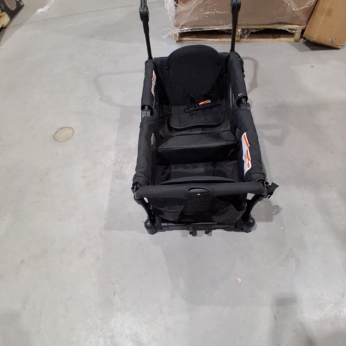 ELEMARA FOLDABLE STROLLER WAGON FOR 2 KIDS - 110LBS MAX 48" X 17" X 40" - BLACK - (MODEL: ST-401) image 6