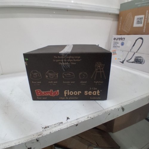 BUMBO FLOOR SEAT FOR TODDLERS 3-12 MONTHS OLD - GREY image 4