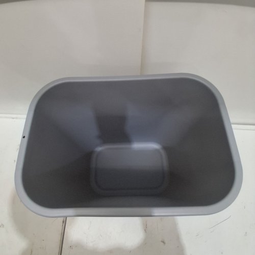 RUBBERMAID COMMERCIAL DECKSIDE PLASTIC WASTEBASKET - 7GAL - GREY (MODEL:2956) image 3
