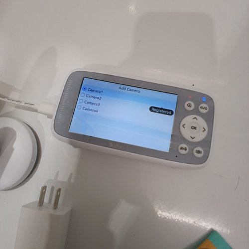 BOIFUN NO WIFI BABY MONITOR CAMERA WITH 2-WAY AUDIO - 4" SCREEN - WHITE (MODEL: VB616) image 3