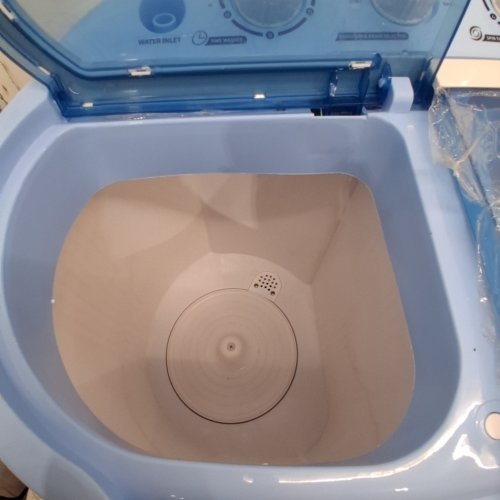 PYLE PURE CLEAN 2-IN-1PORTABLE WASHING MACHINE WITH WASHER & DRYER - 7.7LBS / 3.3LBS CAP - WHITE/BLUE (MODEL: PUCWM22) image 2