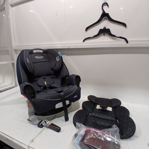GRACO 4EVER 4-IN-1 CONVERTIBLE FROM INFANT TO TODDLER CAR SEAT (1.8-18 KG), WASHABLE SEAT COVER - DREW STYLE / GREY BLACK (MODEL: 2168323) image 3