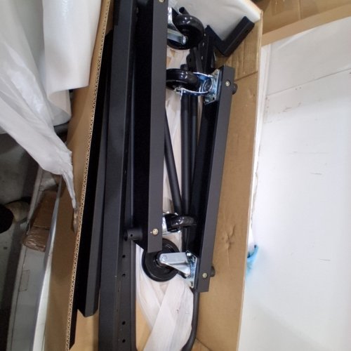ROLLING ENGINE STAND - 750LBS CAPACITY - BLACK image 2