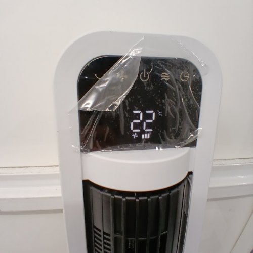 OMNIBREEZE PREMIUM 38" OSCILLATING TOWER FAN WITH WIFI CONTROL, 5-SPEEDS & REMOTE - WHITE/BLACK (MODEL: 5333021/DC2313R-G) image 2