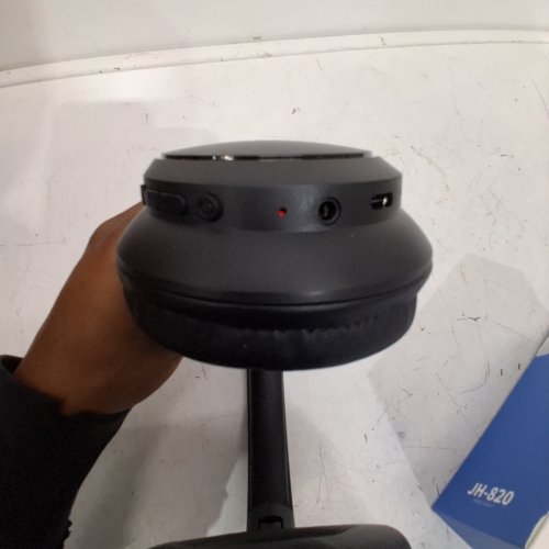 WIRELESS BLUETOOTH HEADPHONES 60H PLAYTIME SOUND MODES & FOLDABLE LIGHTWEIGHT - BLACK (MODEL: JH-820) image 2