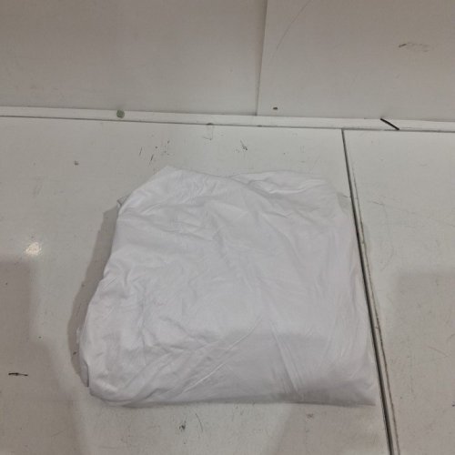 FITTED MATTRESS PROTECTOR - TWIN - WHITE image 2