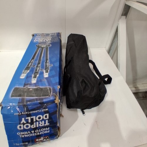 VIDPRO PROFESSIONAL PHOTO & VIDEO TRIPOD DOLLY - BLACK (MODEL: PD-1) image 4
