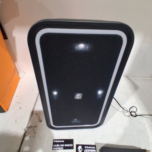 SKULLCANDY STOMP XL WIRELESS BLUETOOTH PARTY SPEAKER - INTEGRATED CARRY HANDLE​, IPX5 WATER RESISTANCE, 12-HOUR BATTERY LIFE - BLACK ORANGE (MODEL:2SKSK1851/4449801) image 2