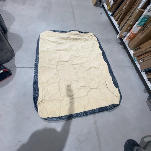 SENNOUL AIR MATTRESS WITH BUILT IN PUMP - TWIN, 7 - BLUE/TAN image 2